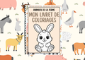 Livret de 30 coloriages - Animaux de la ferme