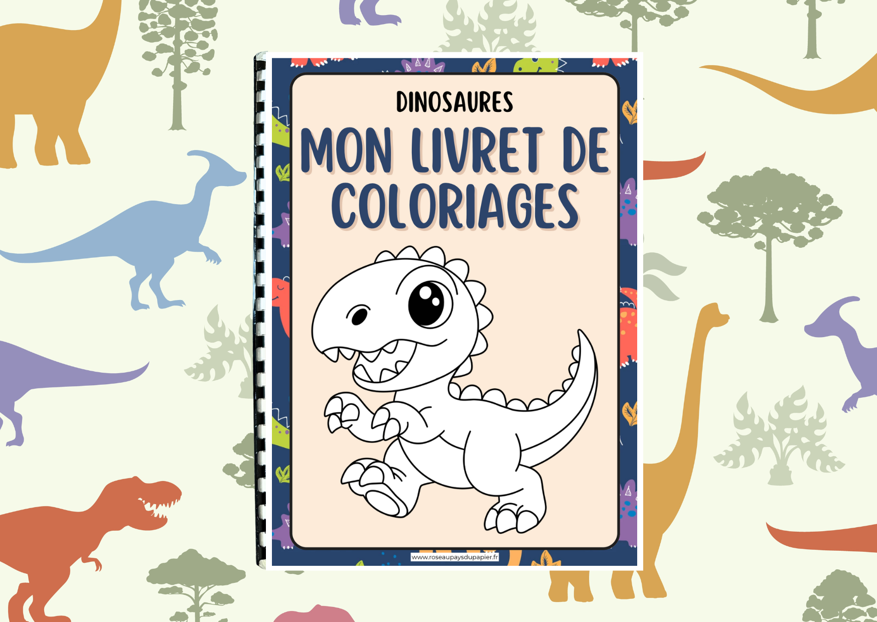 Livret de 30 coloriages - Dinosaures