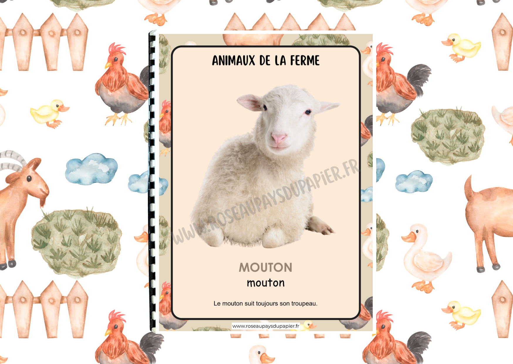 Mon petit imagier des animaux de la ferme