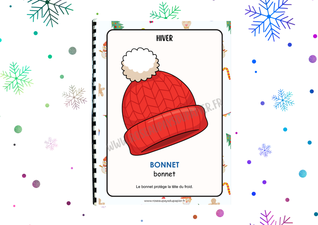 Mon petit imagier de l'hiver