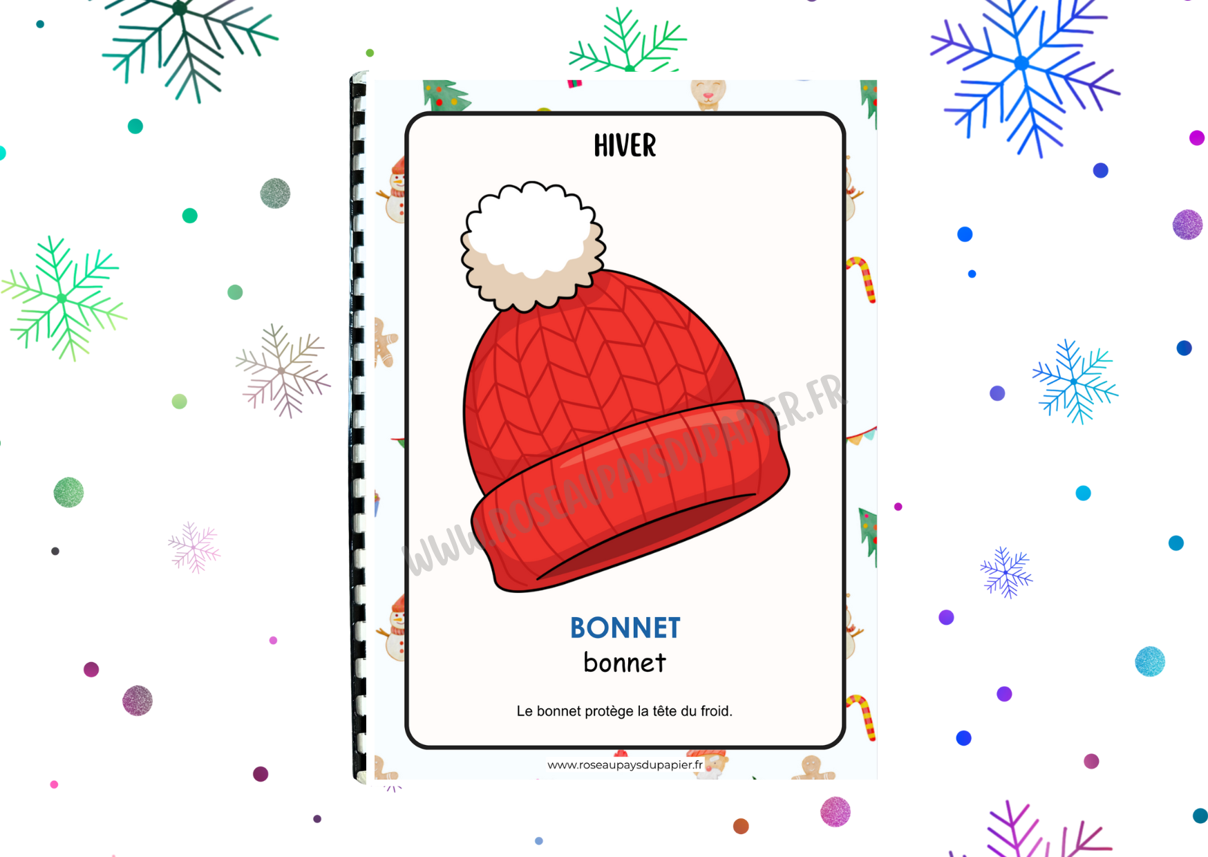 Mon petit imagier de l'hiver