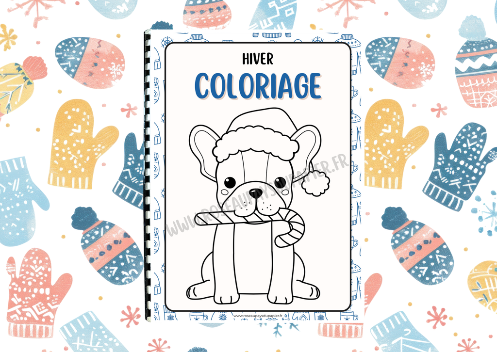 Livret de 30 coloriages - Hiver