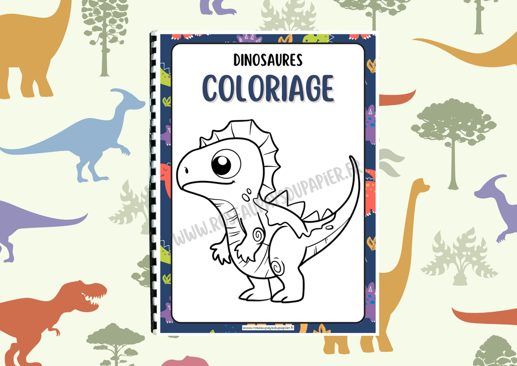 Livret de 30 coloriages - Dinosaures
