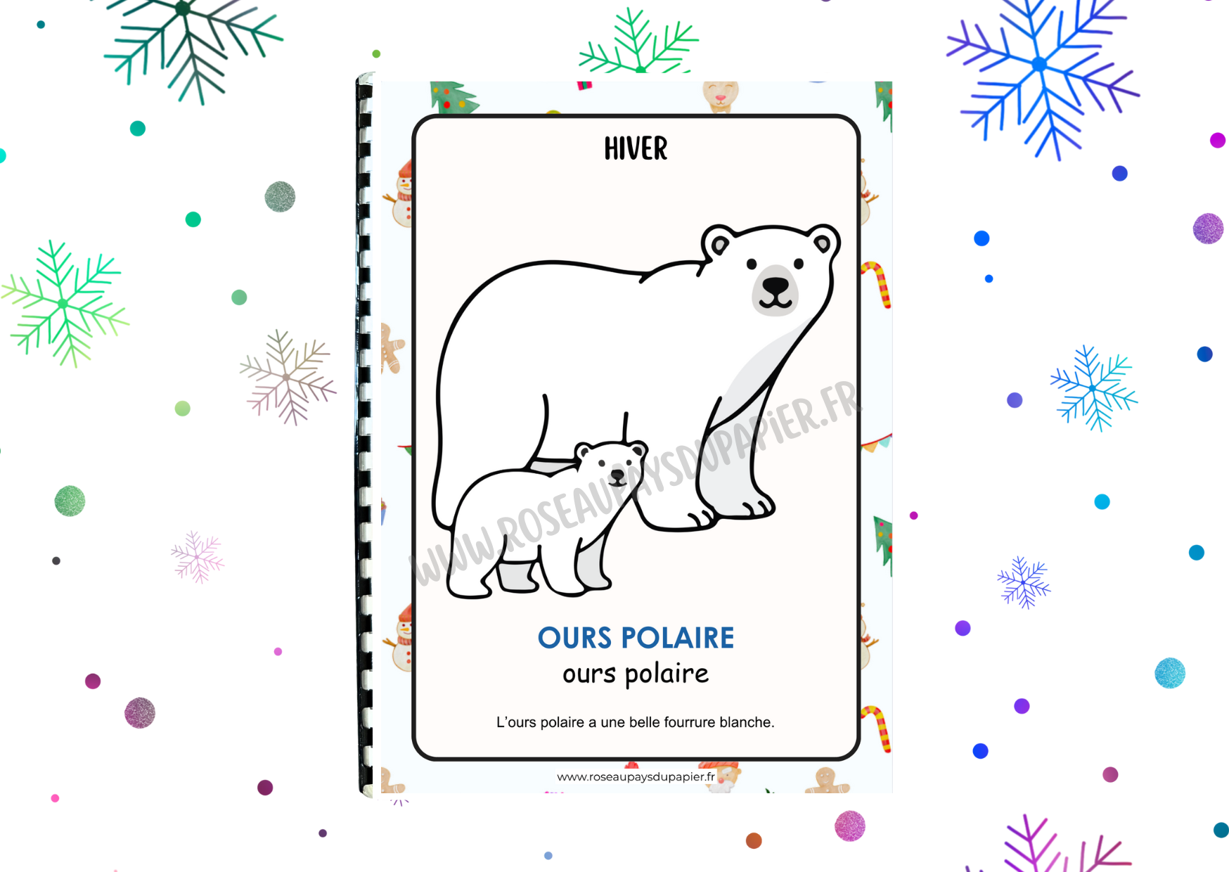 Mon petit imagier de l'hiver