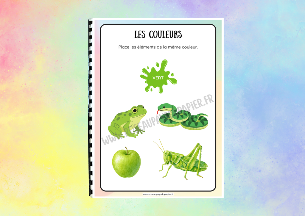 Livret d'activités - Couleurs
