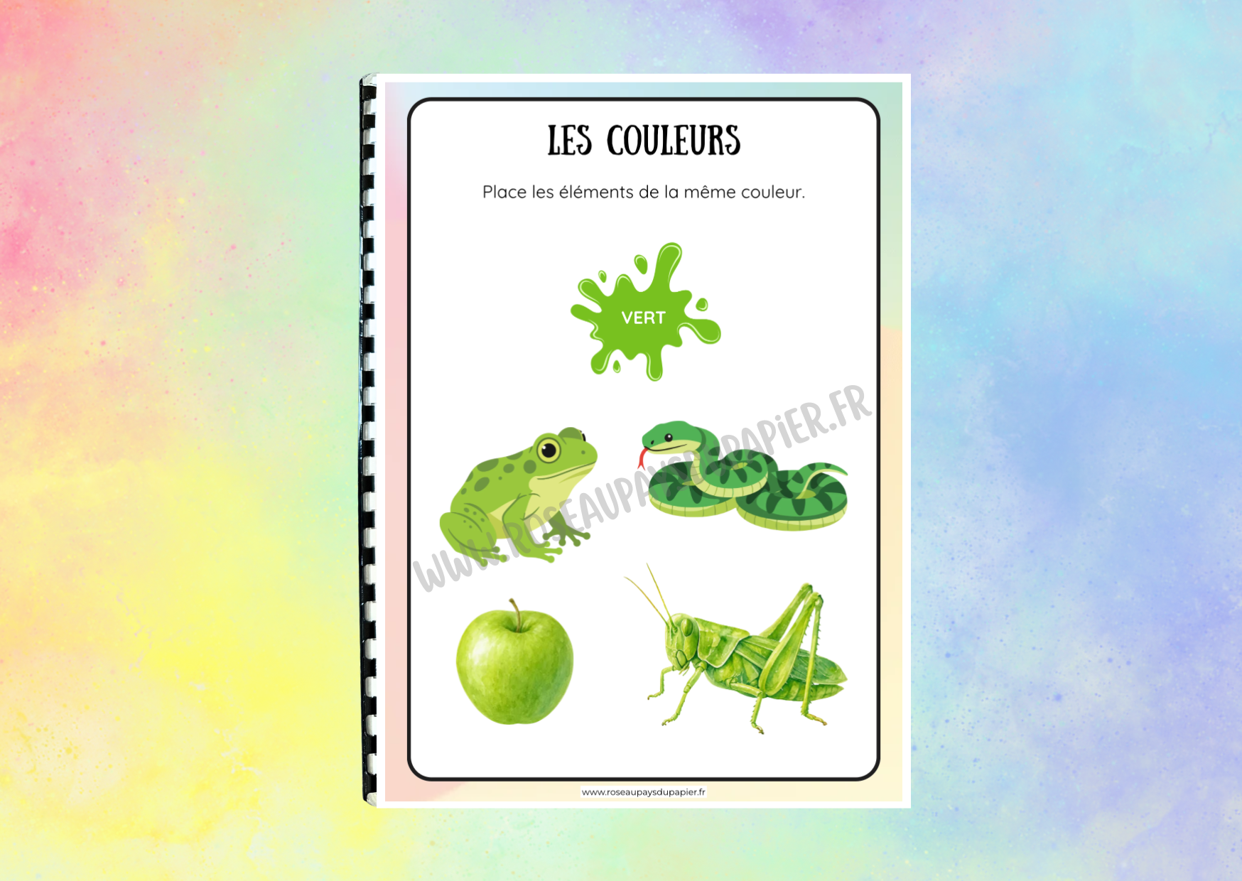 Livret d'activités - Couleurs
