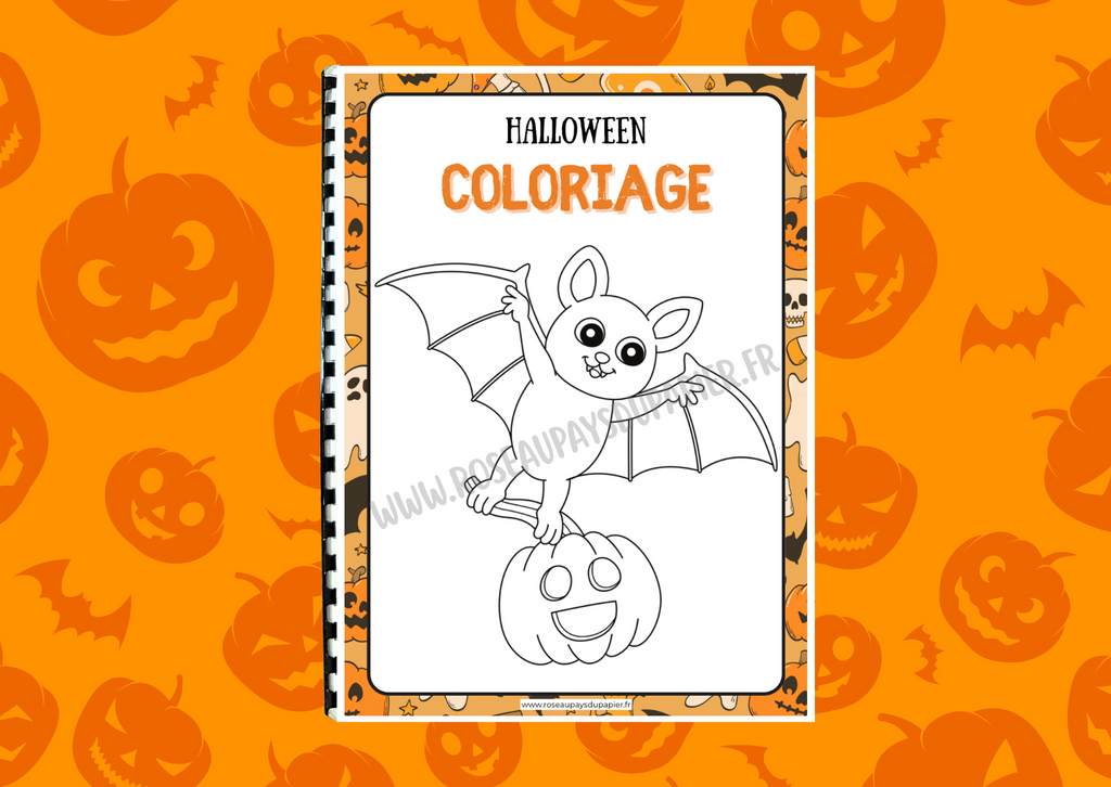 Livret de 30 coloriages d'Halloween