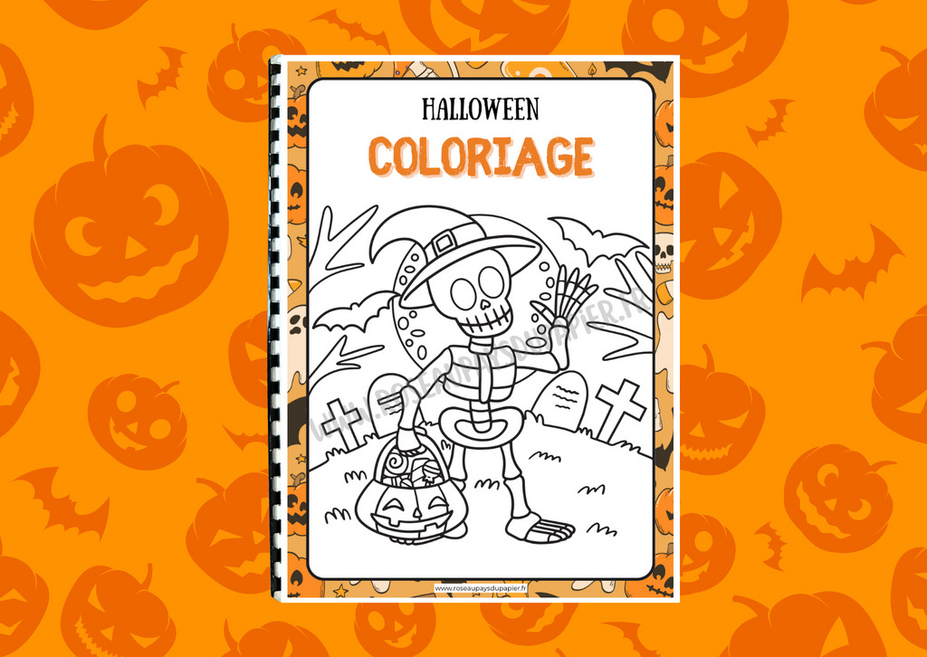 Livret de 30 coloriages d'Halloween