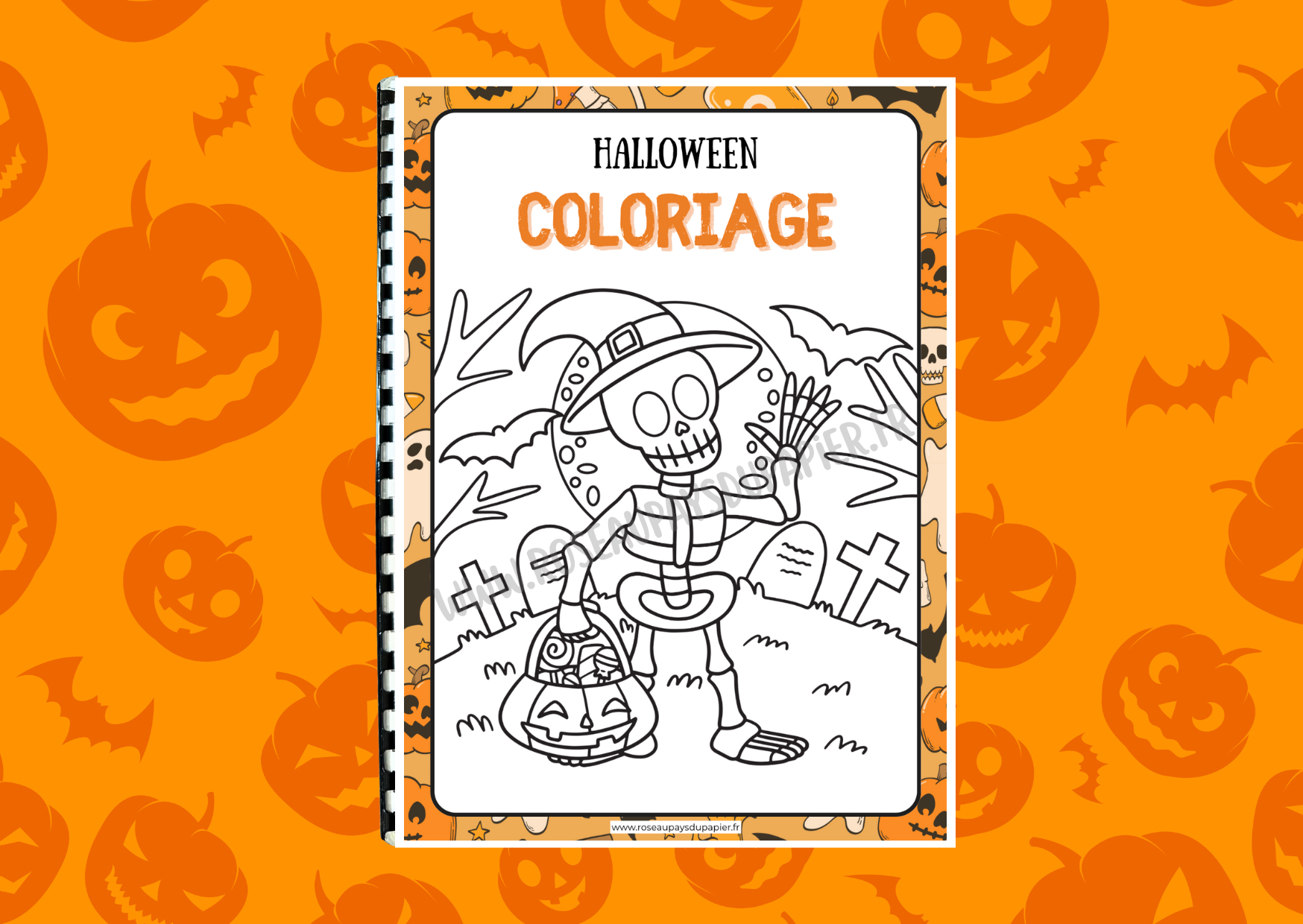 Livret de 30 coloriages d'Halloween