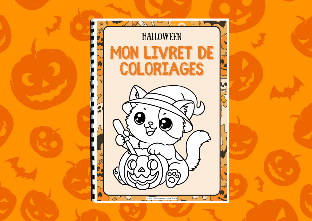Livret de 30 coloriages d'Halloween