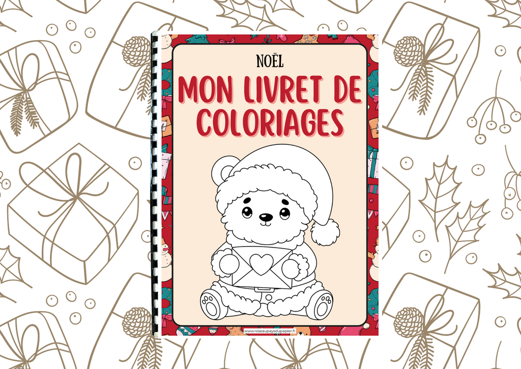 Livret de 30 coloriages de Noël