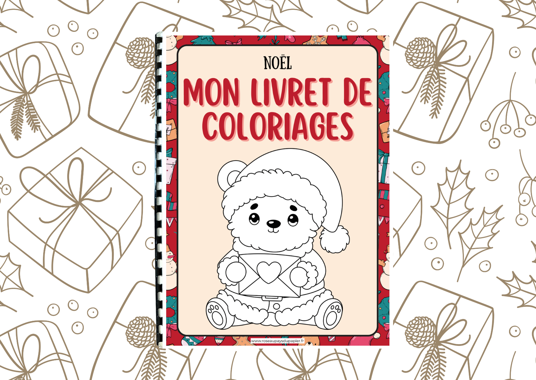 Livret de 30 coloriages de Noël