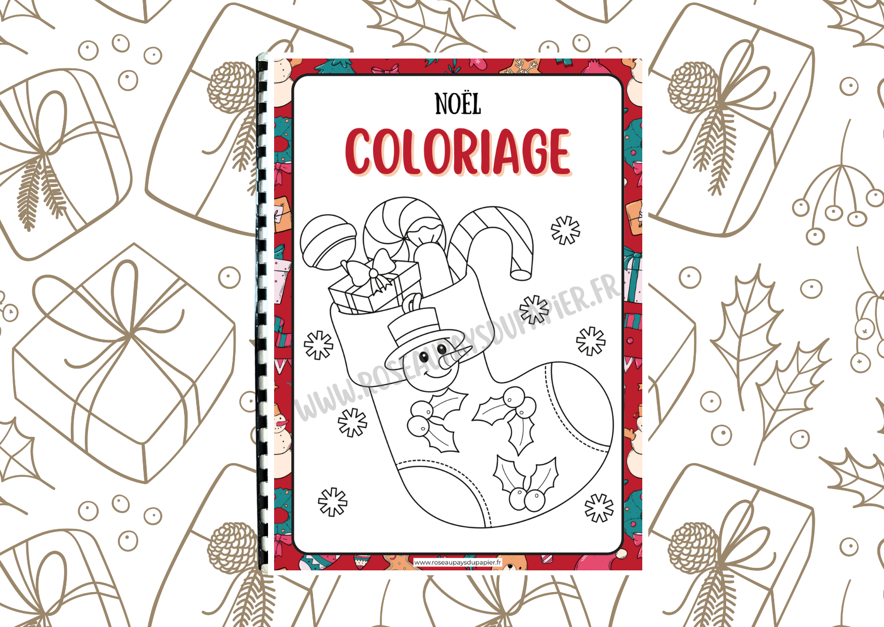 Livret de 30 coloriages de Noël