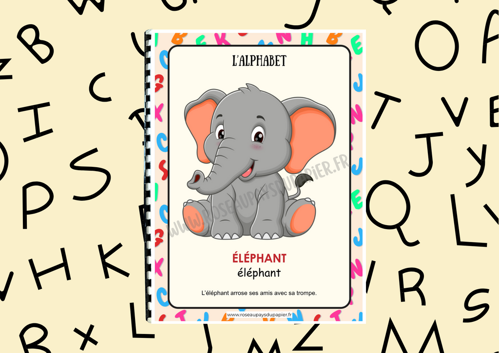 Mon petit imagier de l'alphabet