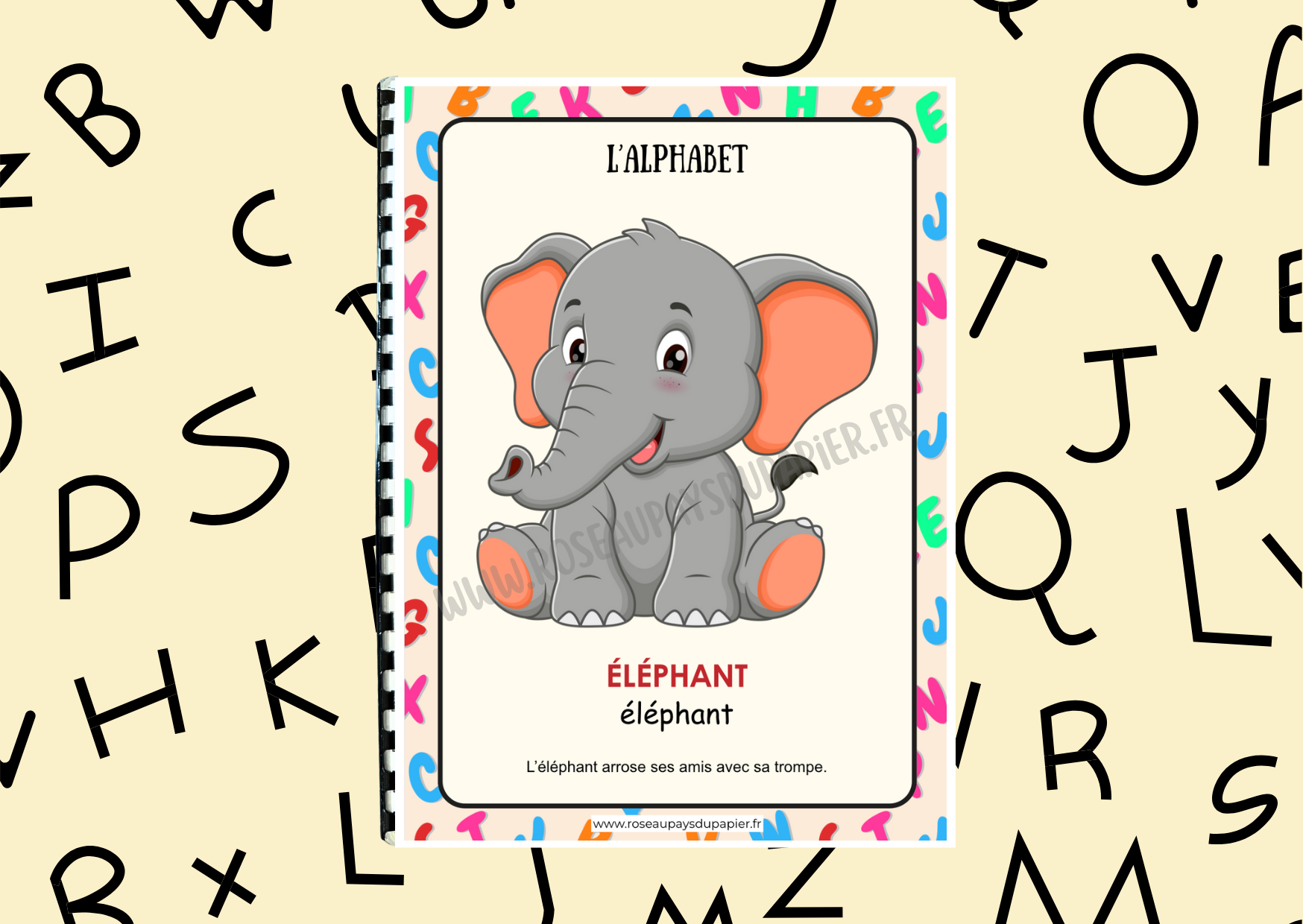 Mon petit imagier de l'alphabet
