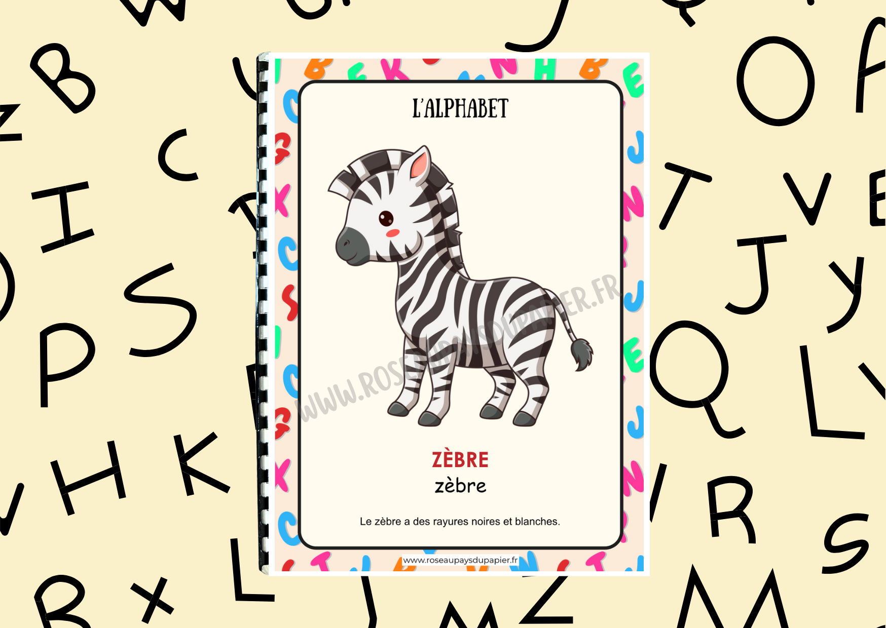 Mon petit imagier de l'alphabet
