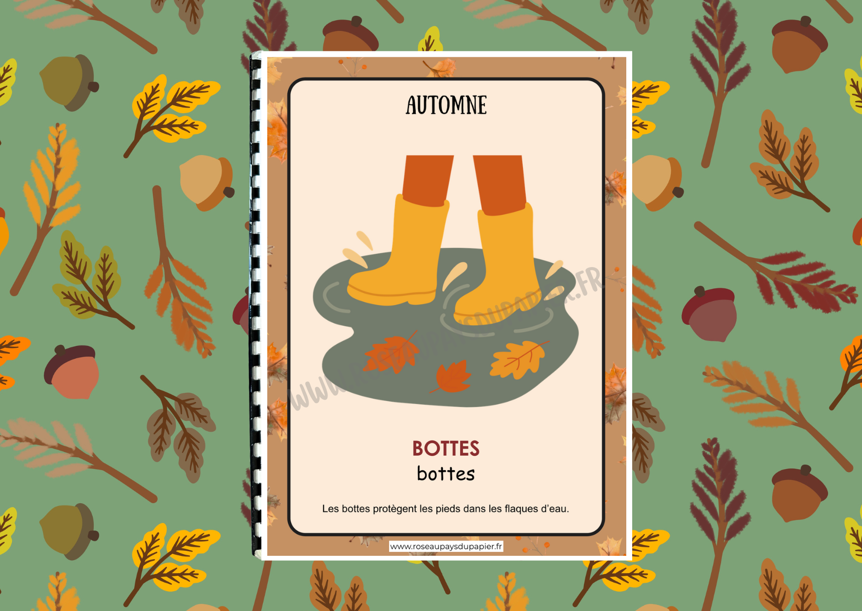 Mon petit imagier de l'automne